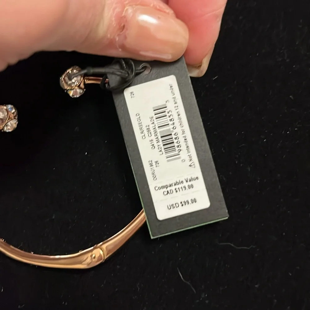 NWT Kate spade Rose Gold bracelet